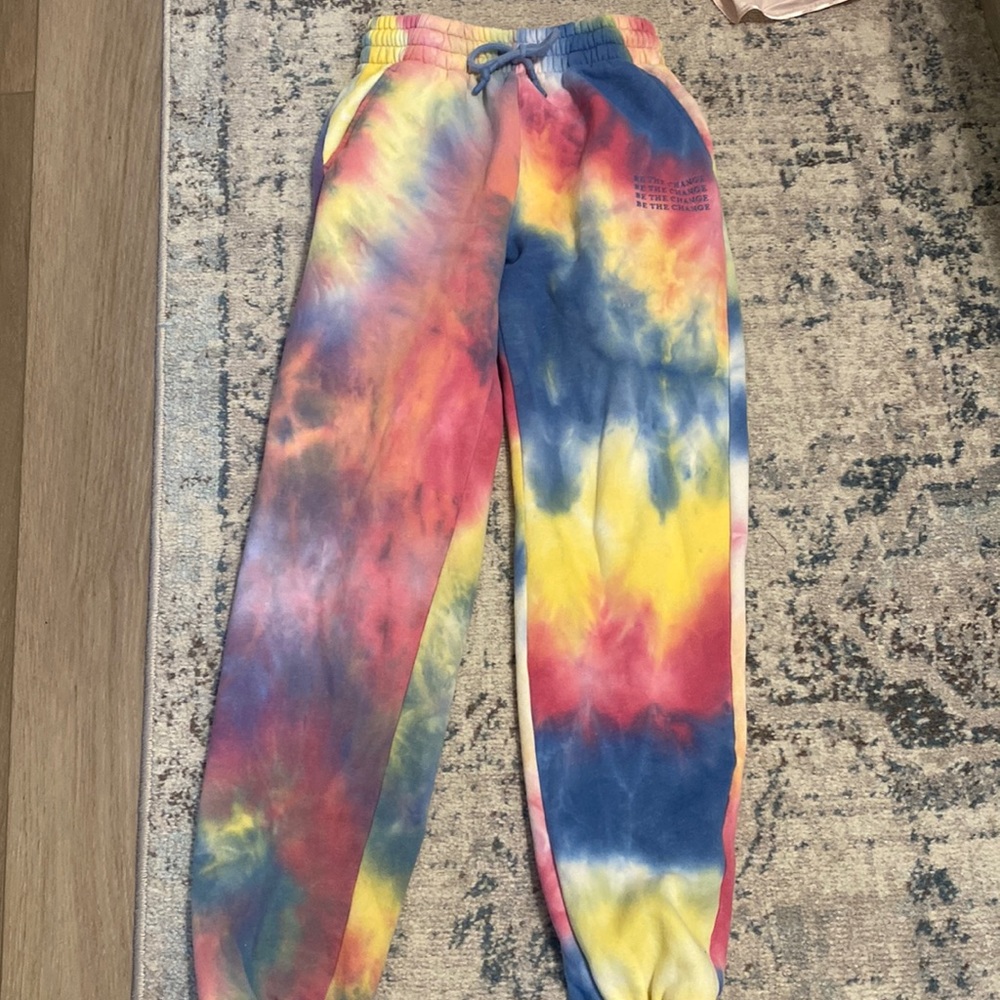 Vitality be the change Tie Dye Sweatpants